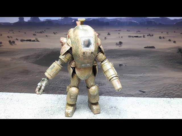 1/20 build Ma.K. S.A.F.S. Prototype by Wave. armor suit model kit
