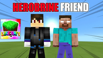 Herobrine Becomes My Friend In Lokicraft Hindi