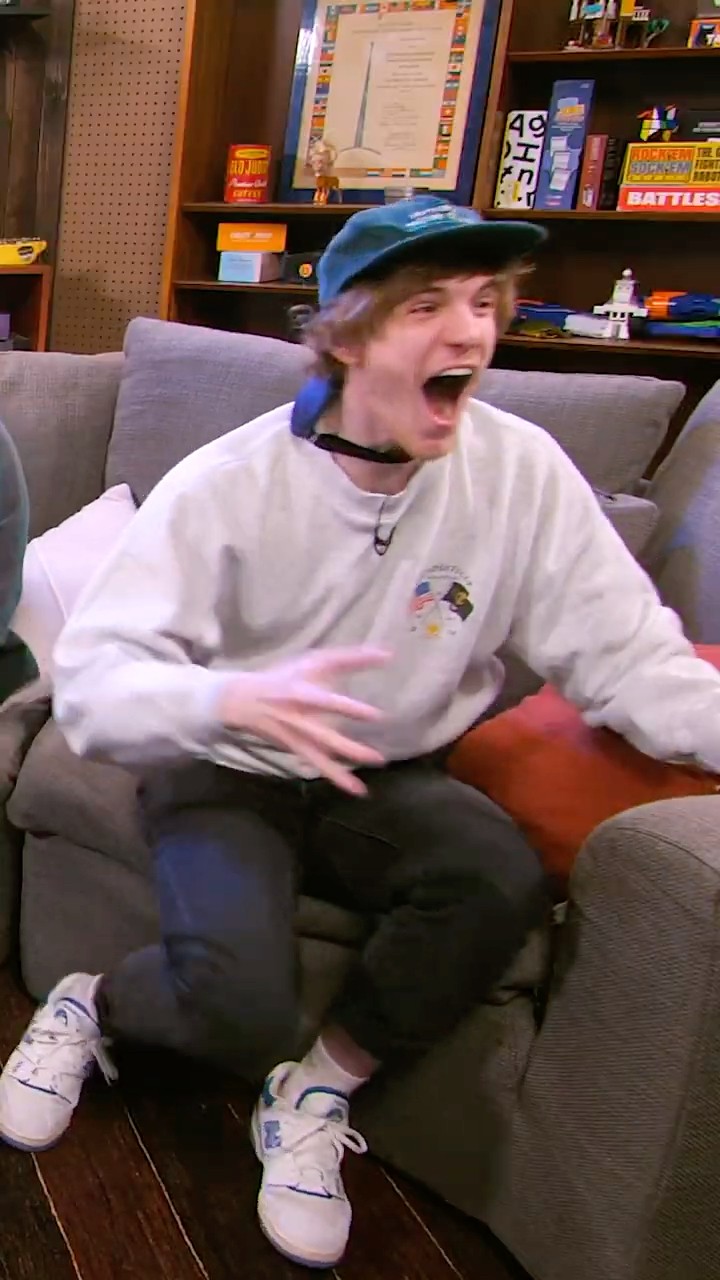 Trying not to get last place in Mario Kart BLINDFOLDED