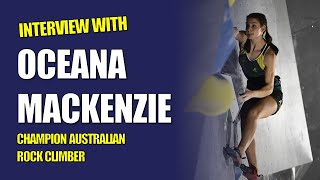 Oceana Mackenzie Champion Australian Rock Climber