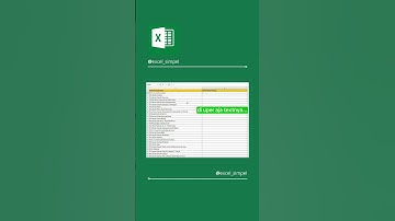 cara membuat text huruf besar semua dalam 5 detik #belajarexcel #belajarkomputer #excel