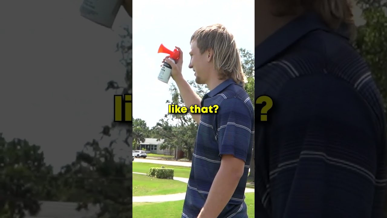 Airhorn at Golf Course 😭💀