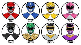 Every Power Rangers Suit Colour Explained