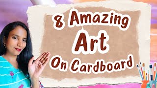 8 Art Ideas for beginners || Amazing Painting Techniques || Easy Tips & Hacks to Draw