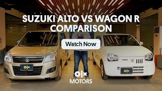 Suzuzki Alto vs Suzuki WagonR comparison | OLX Motors