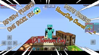REVIEW PLUGIN ONE BLOCK FIX | MCPE PLUGINS