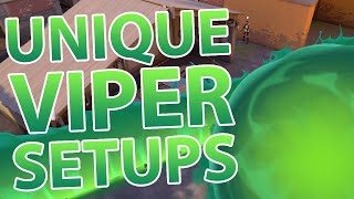 How To Take Control of Ascent as Viper | Viper One Way Smoke and Wall Setups | Viper Guide