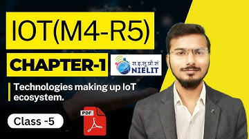 O-Level M4 R5 | Chapter-1 Introduction to IOT | Lecture 5 | IoT Course Free Pdf Notes | Computer G