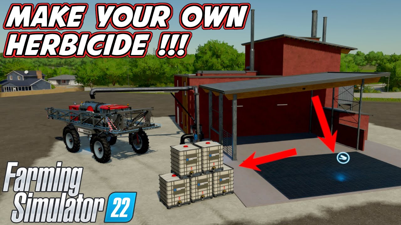 How To Make Herbicide | Farming Simulator 22