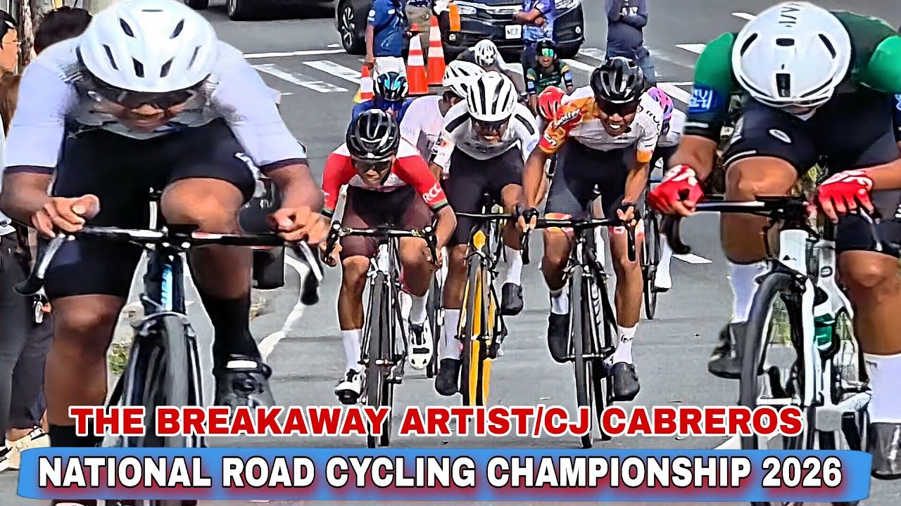 NATIONAL ROAD CYCLING CHAMPIONSHIP 2026 THE BREAKAWAY ARTIST CJ CABREROS 