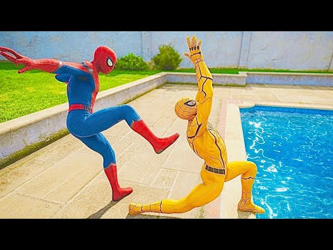 GTA 5 Water Ragdolls | SPIDERMAN Jumps/Fails Ep.46