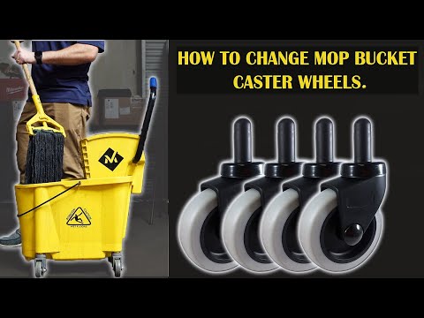How to change mop bucket wheels video