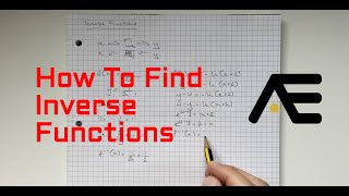 How To Find Inverse Functions