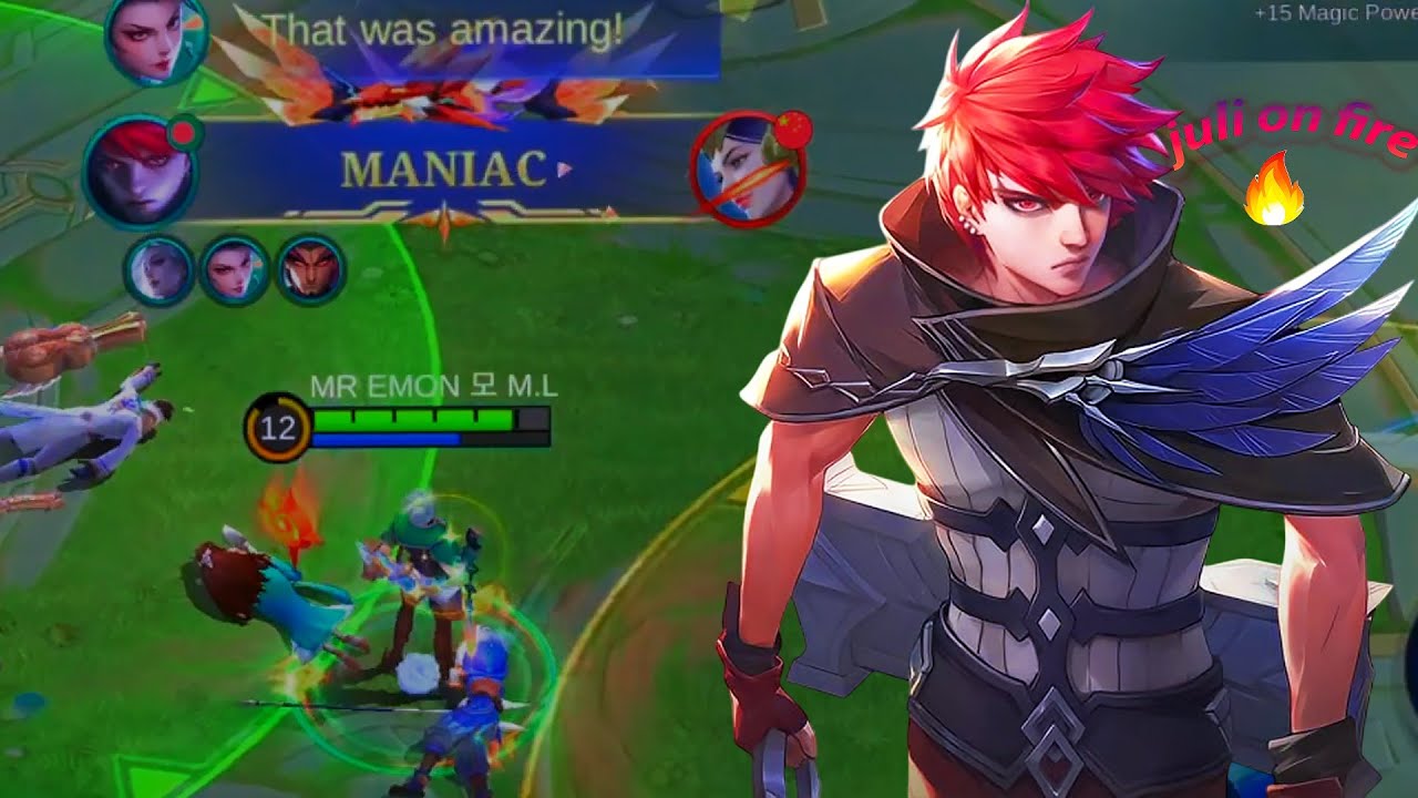 julian on fire under the enemy tower julian gameplay !!