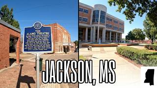 Jackson Mississippi I Farish Street Jackson s Old Entertainment District I JSU Campus Walk I 4K