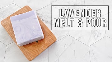 How to Make Lavender Swirl Melt & Pour Soap