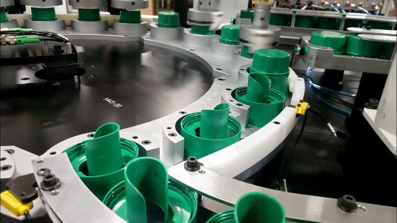 Laundry Detergent Cap & Spout assembly system (80 Assemblies per Minute