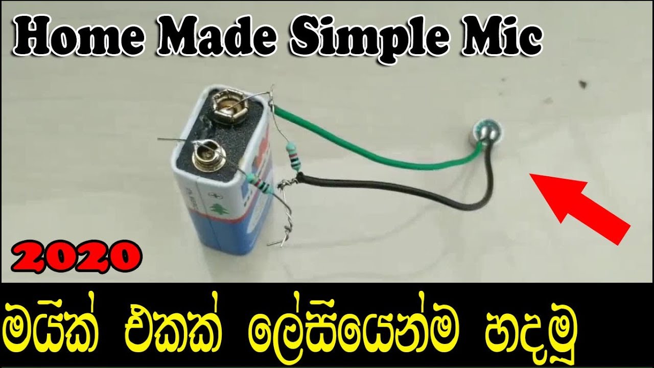 Simple Mic Home Made Simple Mic -