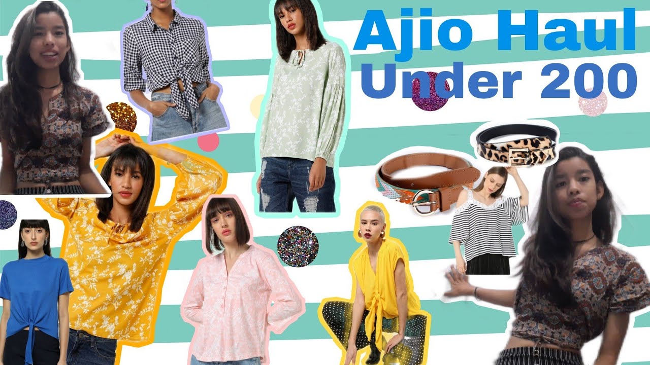 Ajio haul under 200* ajio haul * |top haul|