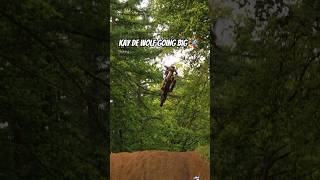 Kay de Wolf Flying to USA 🦅😂 / #Shorts #motocross #Supercross #MXForos #mxgp #bigjump