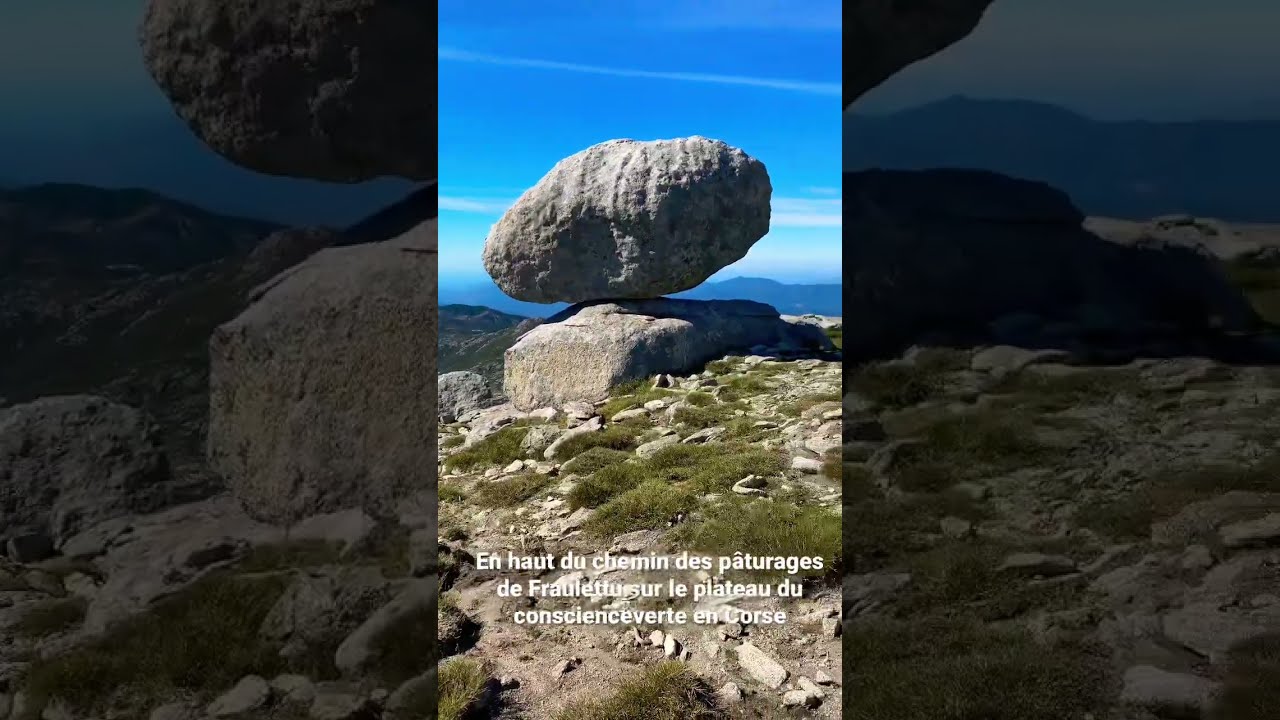 Panorama depuis le chemin des pâturages de Fraulettu sur le plateau du Coscione (Cusciunu) en Corse