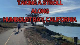 Taking a stroll along Humboldt Bay Trail in Eureka, CA Sept. 2021