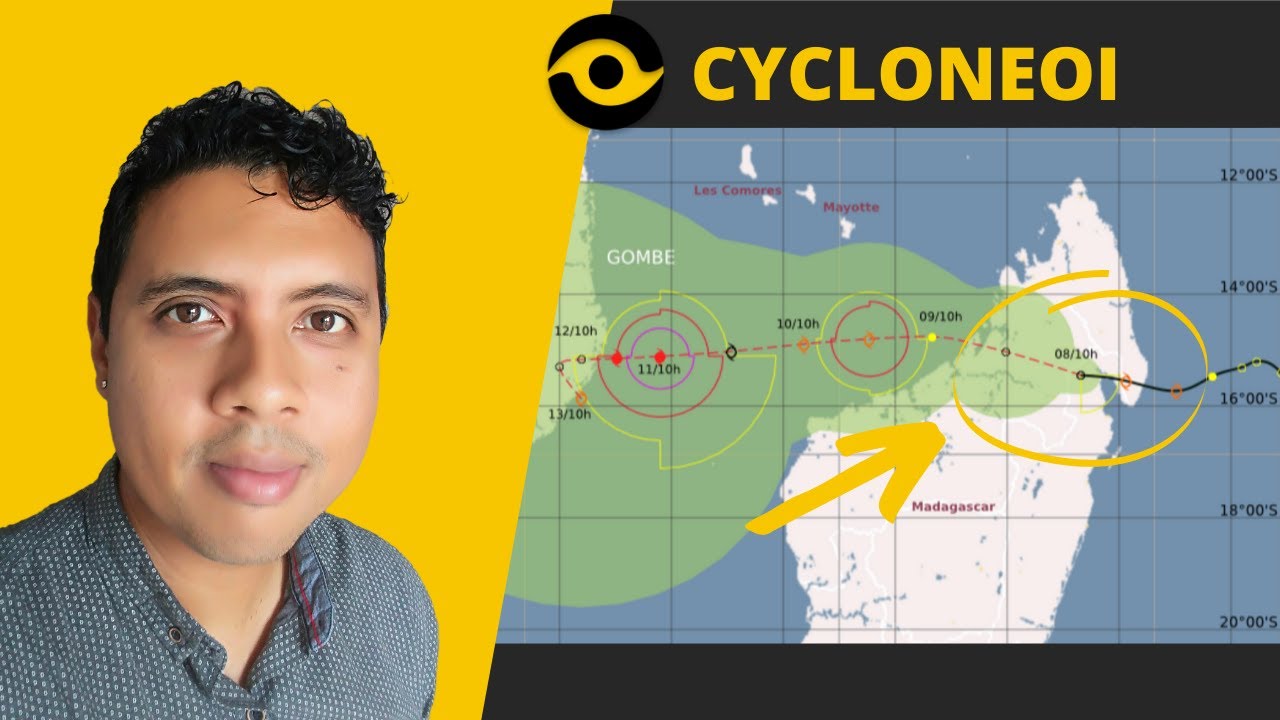 GOMBE traverse MADAGASCAR d'Est en Ouest et devrait devenir CYCLONE- 08/03/2022