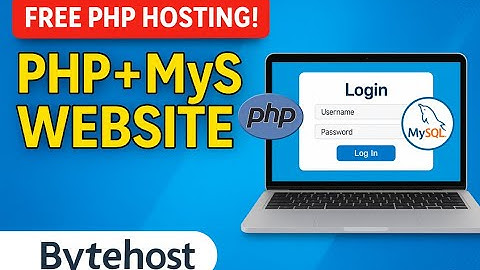 Create FREE Website with PHP & MySQL (No Hosting Cost!) | Byet.Host Full Setup Tutorial