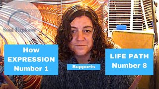 How Expression 1 supports Life Path Number 8