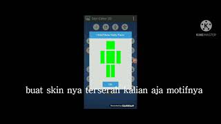 cara buat skin minecraft menggunakan apk skin editor 3d screenshot 5