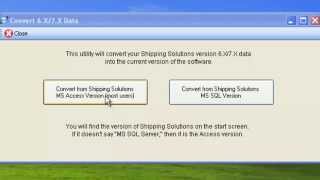Shipping Solutions® Export Software — Converting Previous Version Data Net Worth
