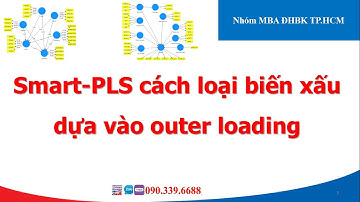 SmartPLS cách loại biến xấu dựa vào outer loading