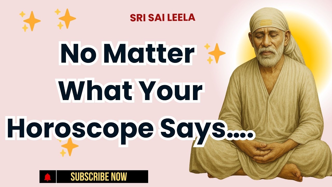 Саи Баба на английском языке | Неважно, что говорит ваш гороскоп... #saibaablessings