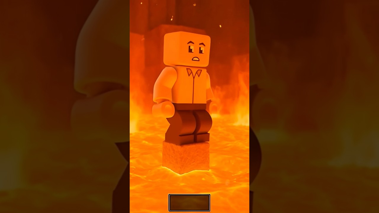 Escaping Lava with ONLY One Block 😱🔥 