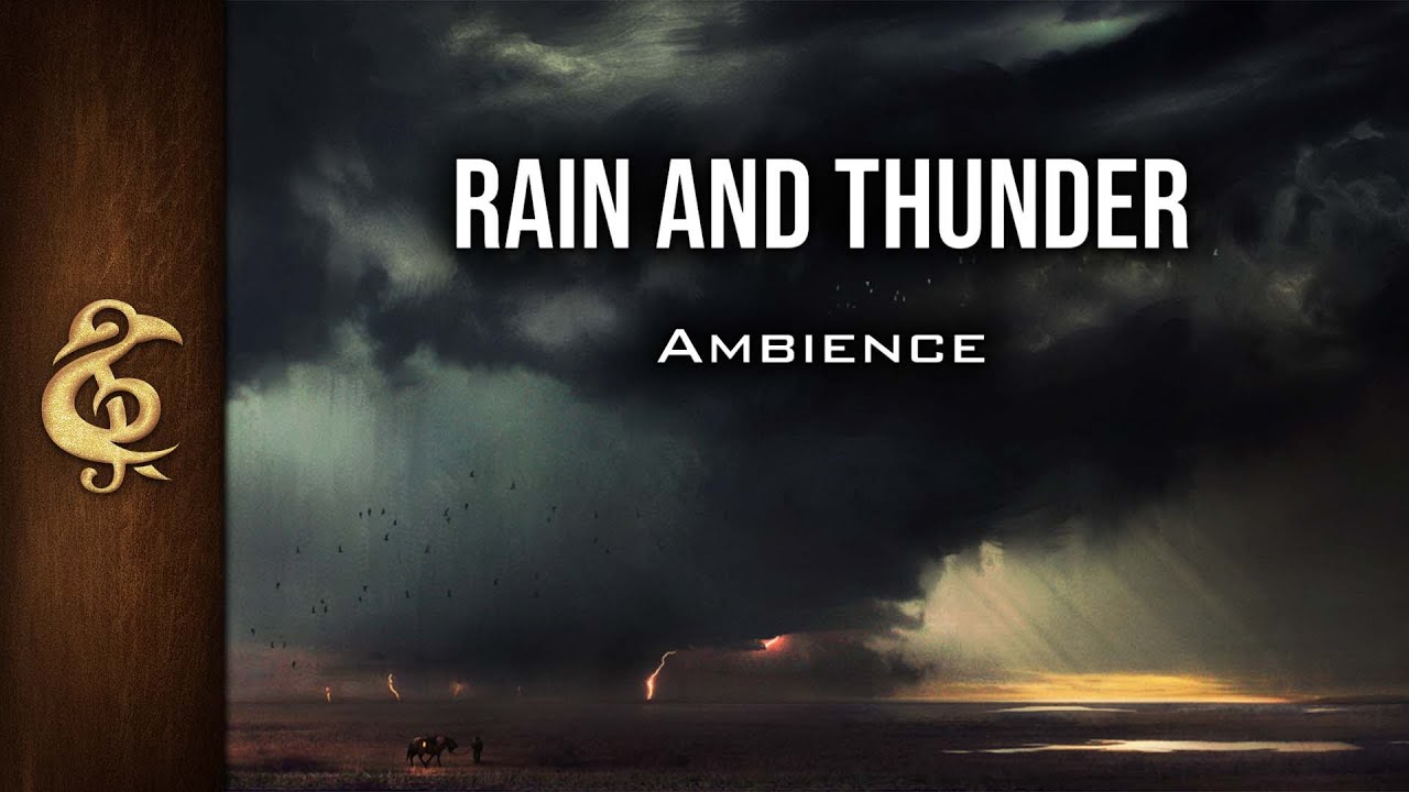 Rain and Thunder | Storm Ambience | 1 Hour