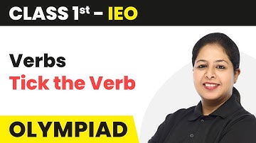 Verbs - Tick the Verb | Class 1 International English Olympiad (IEO) | CBSE 2024-25
