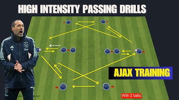 🔵⭐️AJAX TRAINING  /  "Excellent" High Intensity Passing Drills / 2 Variation 🔵