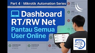 Part 4 🔥 Dashboard Monitoring RT/RW Net Realtime | VB.NET + Mikrotik API (PPPoE User Monitor)