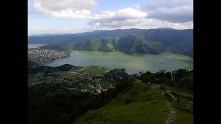 beautiful GOD's creation...Fewa Lake... from pokhara Metlang hill...