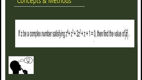 z is a complex number satisfying `z^(4)+z^(3)+2z^(2)+z+1=0`, then `|z|` is equal to