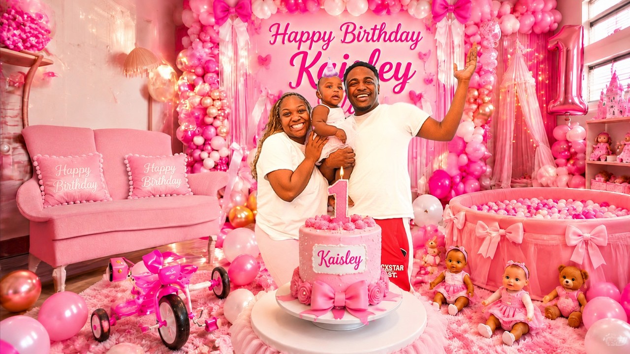 OUR BABYGIRL KAISLEY'S 1ST BIRTHDAY PARTY!