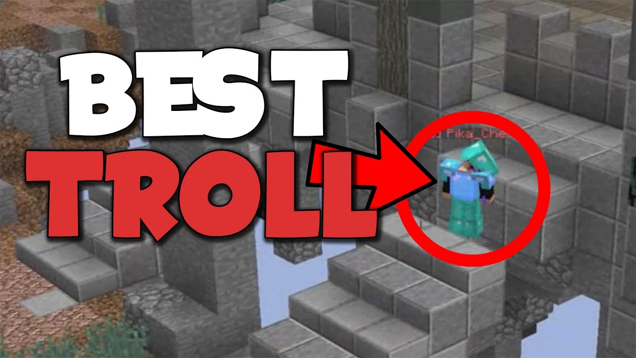 BEST TROLL EVER! | Minecraft Hypixel Teams Skywars Staircase Trolling w/Sergio!