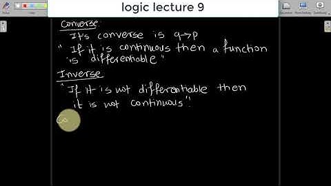 logic lecture 9