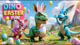 Dino Easter Fun | Happy Easter Song for Kids | Dinosaur Egg Hunt Rhyme