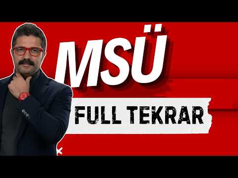 MSÜ FULL TEKRAR | RÜŞTÜ HOCA