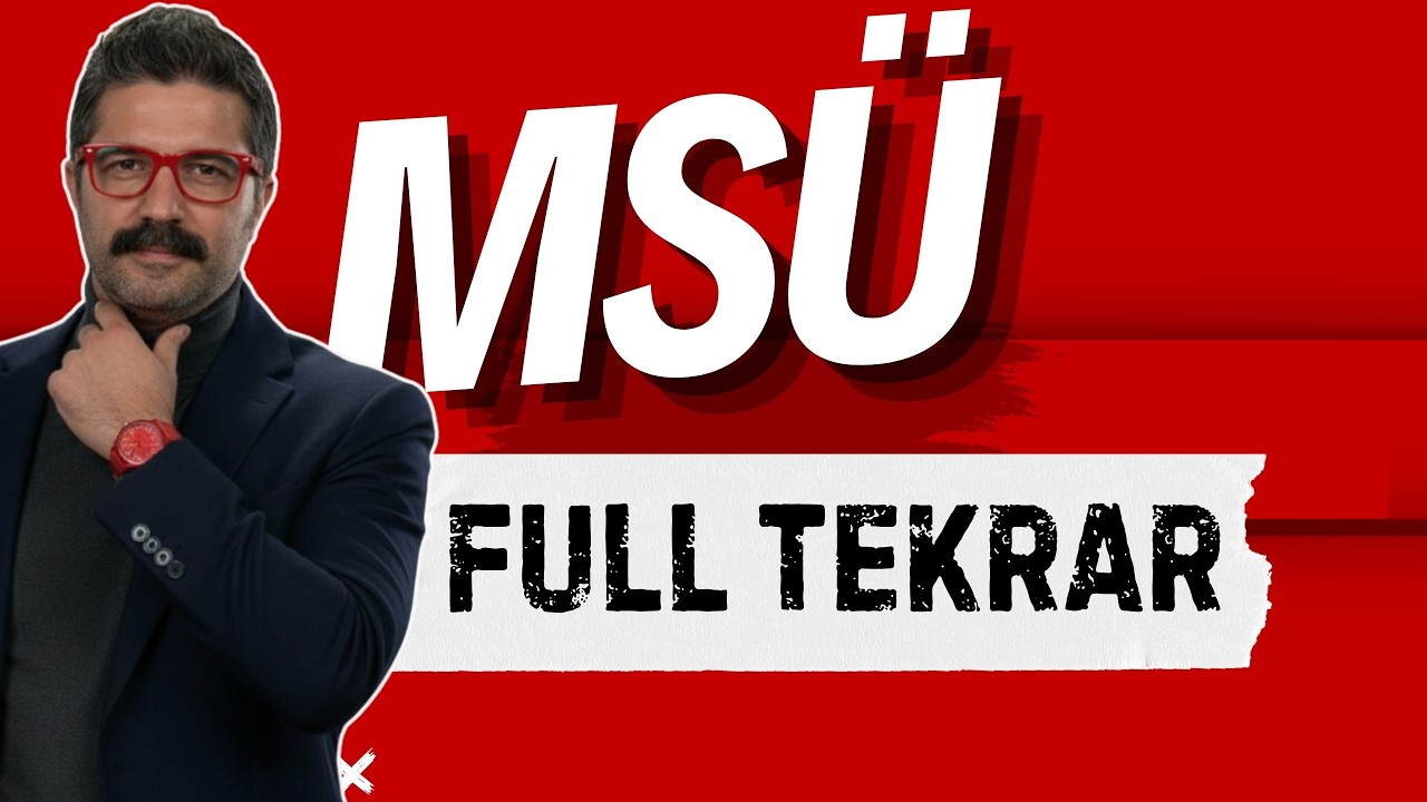 MSÜ FULL TEKRAR | RÜŞTÜ HOCA