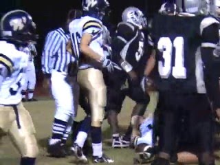 Our Lady of Mercy's William Pearl scores touchdown