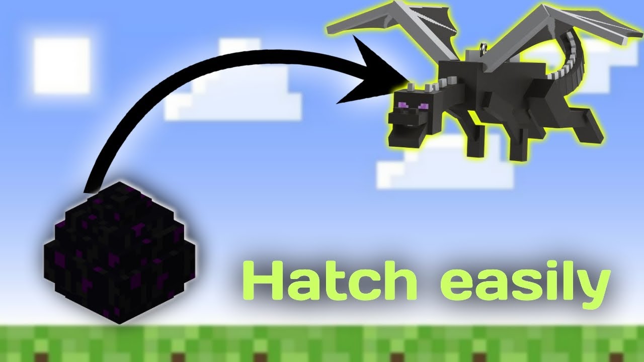 How to Hatch a Dragon Egg in Minecraft - YouTube