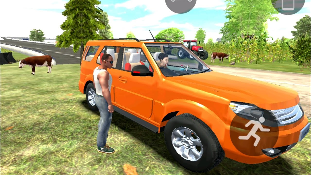 Indian Cars Simulator 3D 5, Driving in the village in a new car