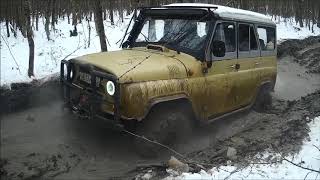 Видео Первый снег, жёсткая лесная дорога, но Уазики едут!!! (автор: Кавказ 4х4)